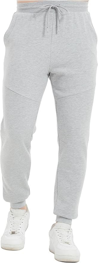 Produktbild: Herren Jogginghose Grau, hohe Taille, elastischer Bund, X-Groß, Herbst, Winter