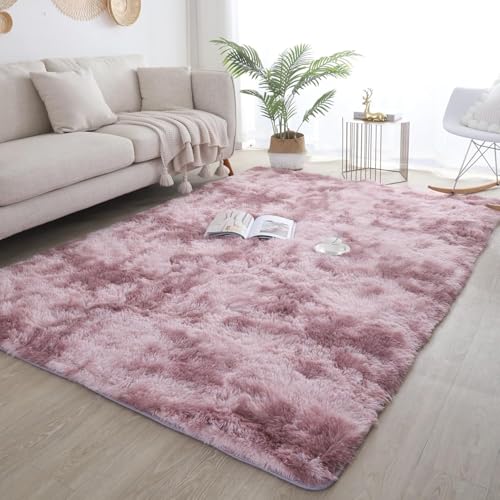 Produktbild: flauschiger zottelteppich von ismold für wohnzimmer schlafzimmer flur 60x120cm rosa