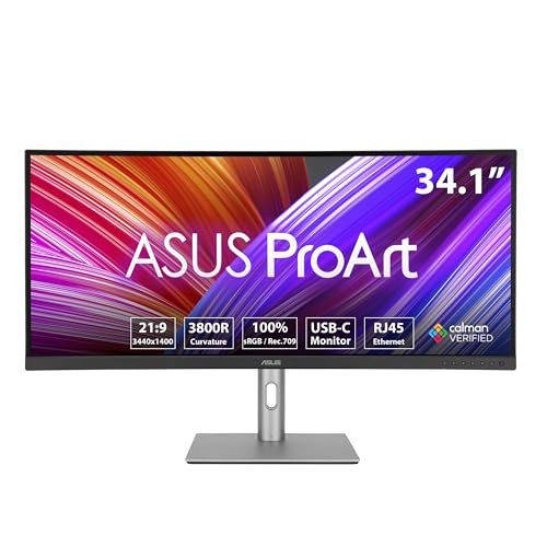 asus proart pa34vcnv 34 zoll uwqhd curved monitor 3440x1440 21:9 ips hdr 10