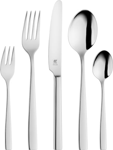 Zwilling Roseland Besteck Set 30-teilig für 6 Personen, 18/10 Edelstahl, poliert, plastikfreie Verpackung, TLG