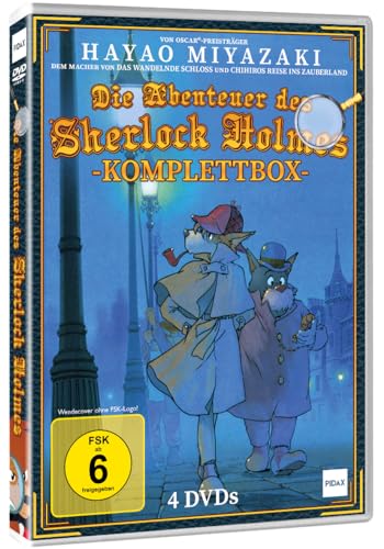 sherlock holmes die abenteuer - komplette serie dvd 1984-85 - hayao miyazaki