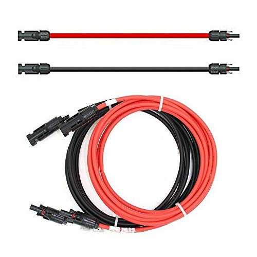 solartronics verlängerungskabel 6mm 2x7m h1z2z2-k rot/schwarz photovoltaik kabel
