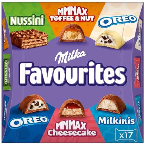 milka favourites schoko pralinen mix 158g, 6 sorten, einzeln verpackt