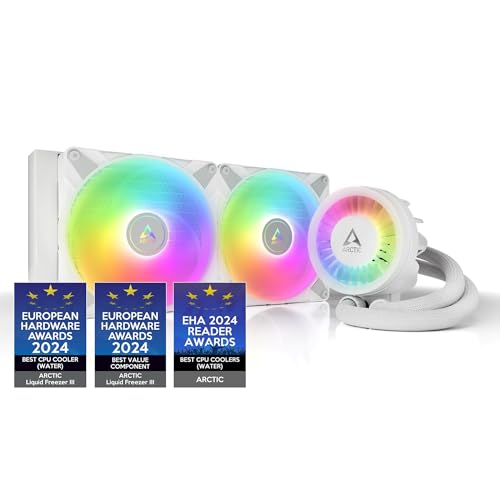 liquid freezer iii 280 a-rgb wasserkühler für intel und amd sockel, weiß
