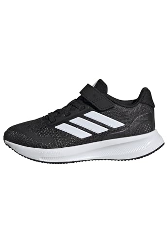 adidas runfalcon 5 kinder laufschuhe schwarz/weiß, größe 28 eu