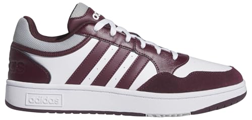 adidas herren hoops 3.0 schuhe cloud white maroon grey two 36 2/3 eu