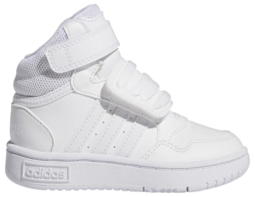 adidas kinder hoops mid schuhe unisex, cloud white/cloud white/cloud white