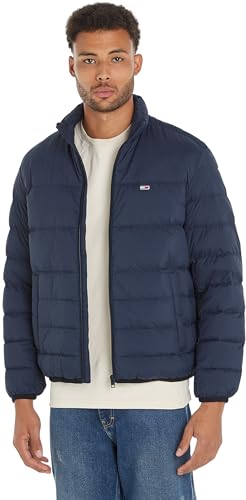 Tommy Jeans Herren Pufferjacke Übergangsjacke Blau Dark Night Navy XS
