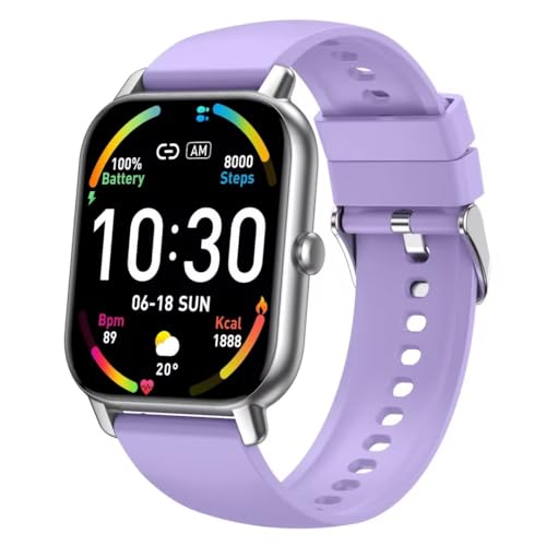 Hoxe smart watch mit 1,85 Zoll HD touchscreen, herzfrequenz-monitor, IP68, kompatibel mit Android und iOS