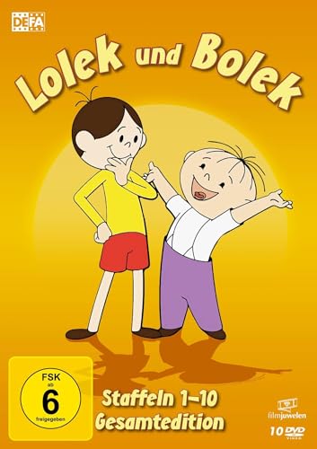 lolek und bolek gesamtbox staffeln 1-10, defa filmjuwelen, 10 dvds