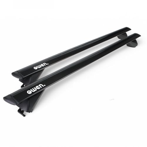 dachträger owen 3.0 pro schwarz 120 cm für reling bis 90 kg tragkraft