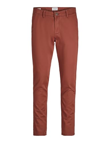 jack & jones chino hose slim fit für männer - bequeme freizeithose