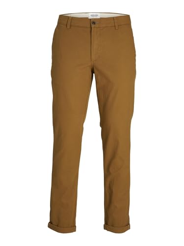 jack & jones chino hose slim fit für männer, bequeme freizeithose