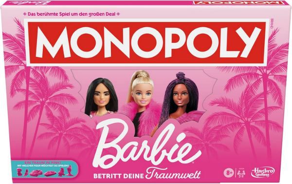 monopoly barbie edition brettspiel für 21,99 euro statt 29 euro