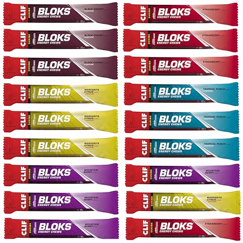 clif bloks 18er testpaket kohlenhydrate energy gels 18 x 60 g