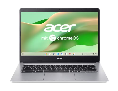 Acer Chromebook 314, 14" FHD, MediaTek MT8183, 4 GB RAM, 64 GB eMMC, ChromeOS, Silber