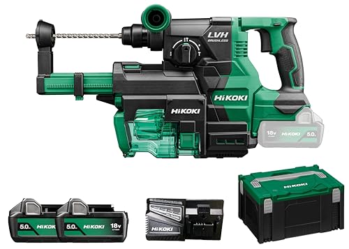 hikoki akku bohr- und meißelhammer set mit zubehör im hsc koffer