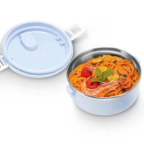 lunchbox aus edelstahl, 700ml, auslaufsicher, thermos-lebensmittelbehälter für kinder und erwachsene