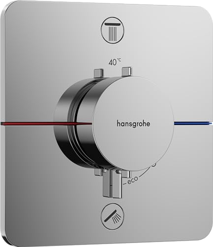 hansgrohe thermostaat unterputz showerselect comfort q, sicherheitssperre 40c, chrom