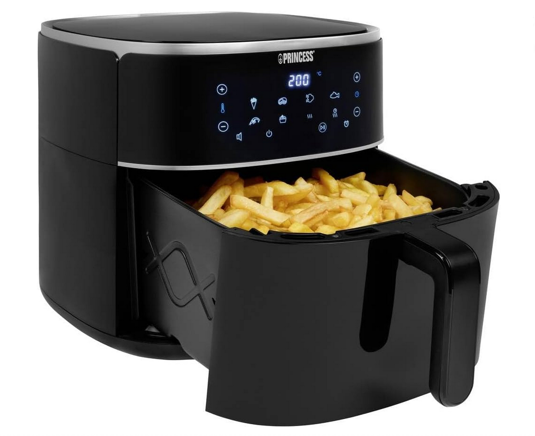 Princess Aerofryer 8L Digital 1800W, 50200C, Touchdisplay, Antihaft