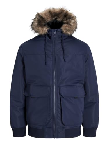 JJCONSTRUCT Bomberjacke mit Kunstfell von JACK & JONES