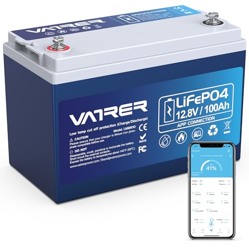 LiFePO4 Batterie 12.8V - langlebige wiederaufladbare Lithium-Eisenphosphat Akku