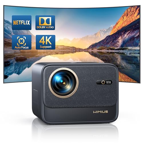 beamer 25000 lumen full hd 1080p, wlan, bluetooth, netflix, dolby audio, 4k unterstützung