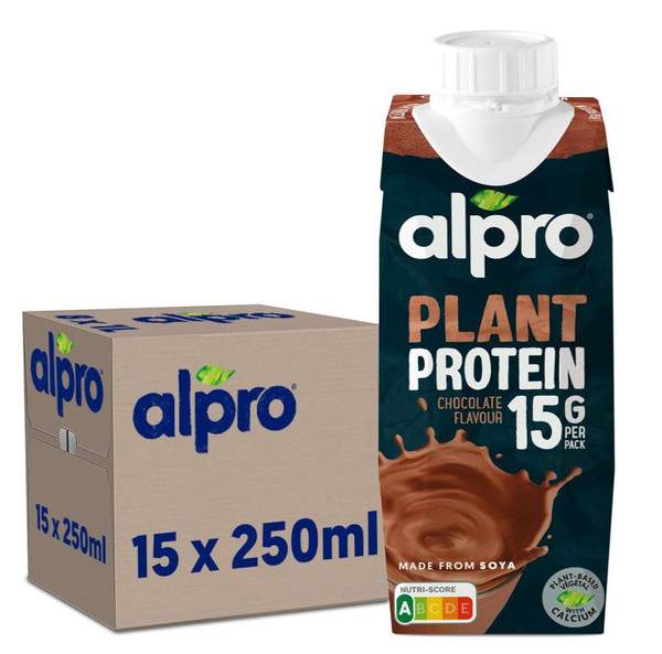 alpro proteindrink schokoladengeschmack 15x 250ml vegan ab 11,68 statt 19