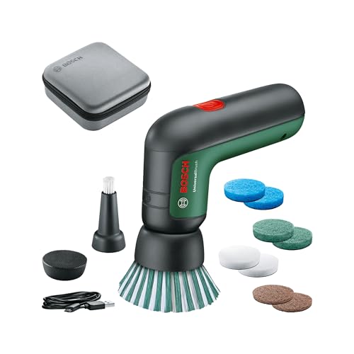 bosch elektro-reinigungsbürsten-set universalbrush, 10 aufsätze, 3,6 v akku
