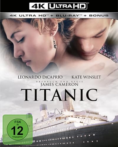 Titanic 4K Remastered Ultra HD Blu-ray 3 Discs | IMDb 8,0 | Prime