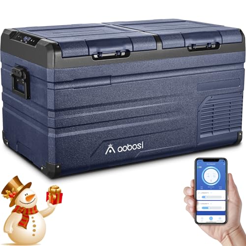 aaobosi kühlbox 35l dual zone mit wifi-app steuerung, 12/24v, bis -20 c