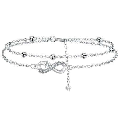 arrebol armband damen silber 925 verstellbar 16-20cm schmuck für ehefrau tochter schwester