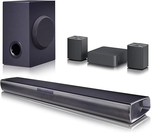 lg sqc4r soundbar 4.1 mit subwoofer und lautsprechern für 129 euro