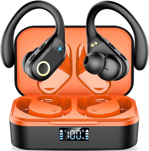 bluetooth kopfhörer sport in ear kabellos 5.3 noise cancelling mikrofon 60h akku ip7 wasserfest