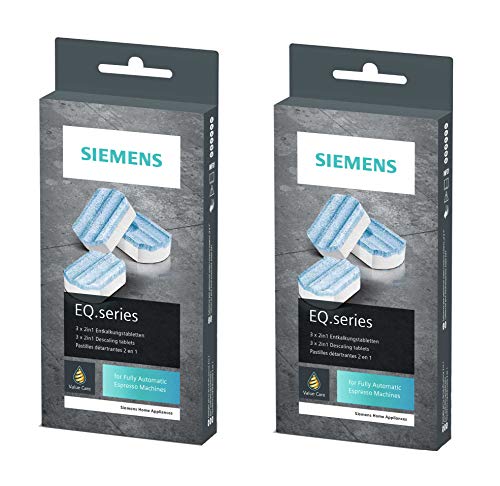 Siemens TZ80002 Entkalkungstabletten 2 x 3 Stück für EQ Kaffeevollautomaten