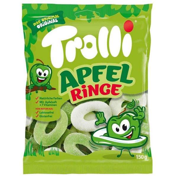 trolli saure apfelringe 150g zum reduzierten Preis von 0,79