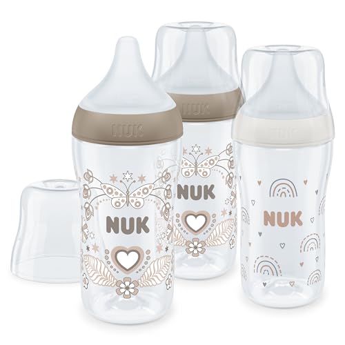 Produktbild: nuk perfect match babyflaschenset 260 ml anti-colic silikontrinksauger 3 stück