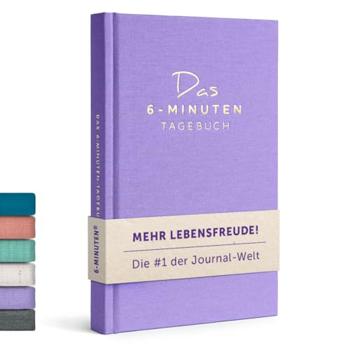 6-minuten tagebuch für erwachsene 2025 - achtsamkeits- und dankbarkeitstagebuch