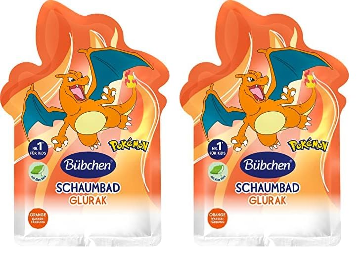 bübchen pokmon schaumbad glurak 40 ml 2er pack 0,71 pro stk