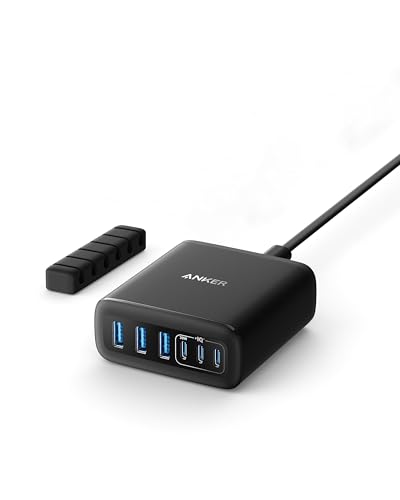 anker usb-c ladegerät 6 port ladestation 112w für iphone macbook galaxy und mehr