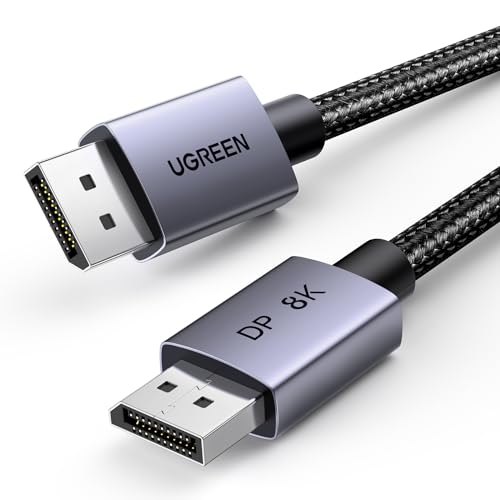 ugreen displayport kabel 8k 60hz 4k 240hz vesa-zertifiziert aluminium 32,4gbps