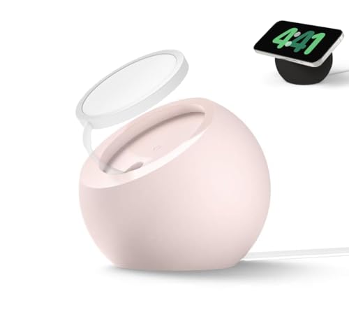 4-ok silikon halterung für magsafe ladegerät, kabelloses laden für iphone 12-15