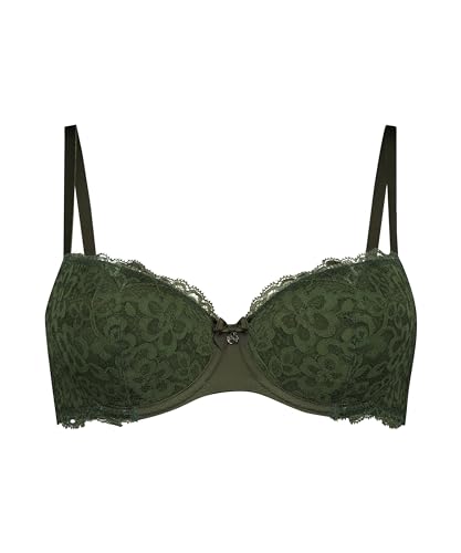 vorgeformter bügel-bh hunkemöller marine kombu green 70c