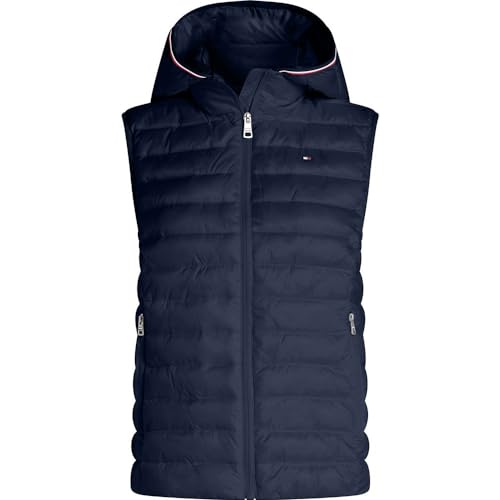 Tommy Hilfiger Weste Damen XXL blau Baumwolle leicht für Frühling und Herbst