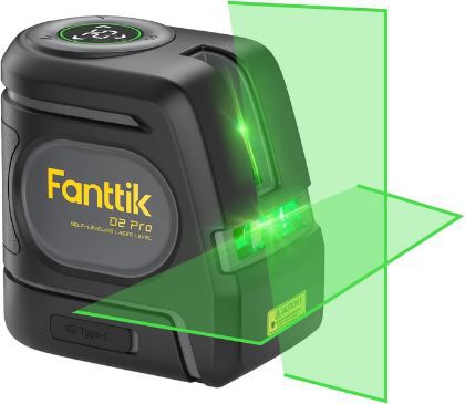 kreuzlinienlaser fanttik d2 pro mit led-bildschirm für 53,36 euro statt 89 euro