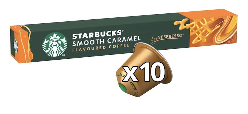 60x Starbucks Karamell Kaffeekapseln von Nespresso für 18,89 Euro günstig kaufen