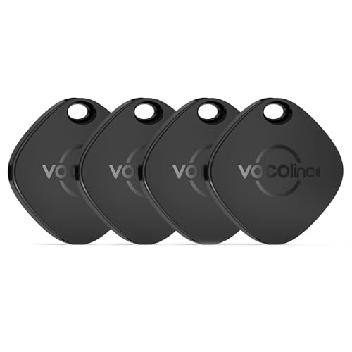 VOCOlinc schlüsselfinder 4er pack, bluetooth tracker für koffer, taschen, ip67 wasserdicht