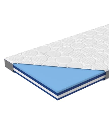 eazzzy matratzentopper hybrid 200 x 200 cm gel-memory-schaum antibakteriell temperaturregulierend