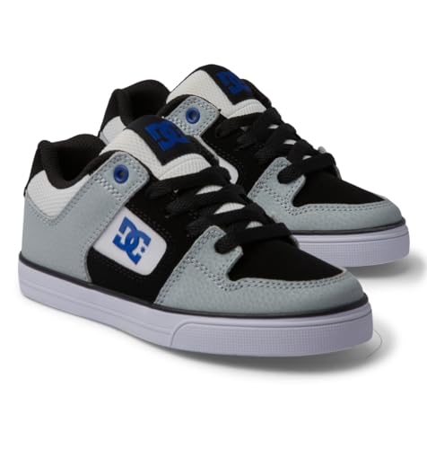 dc shoes pure sneaker weiß grau blau, 30.5 eu