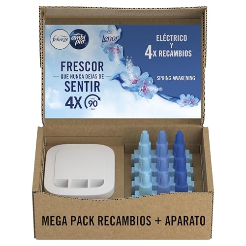 Produktbild: febreze lufterfrischer 3volution starter-kit mit 3 düften + nachfüllflakons 80 ml
